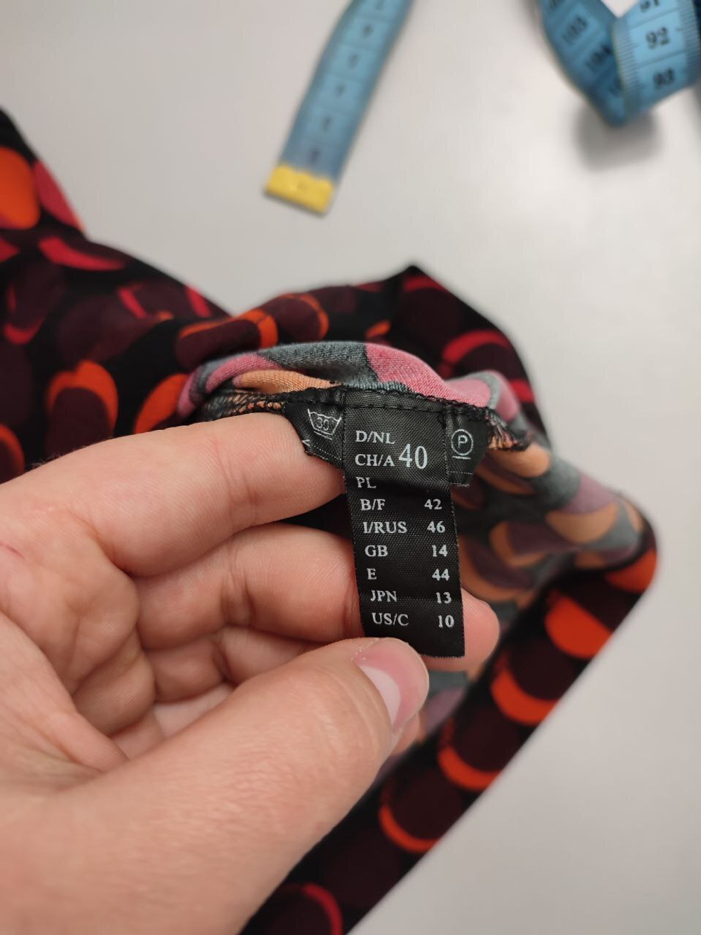 Блуза Taifun с принтом 46 размер