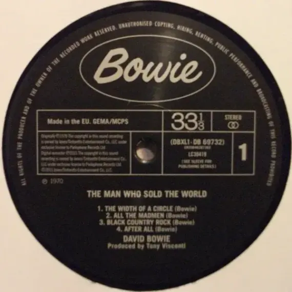 David Bowie - The Man Who Sold The World