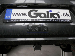Фаркоп оцинкованный Galia C064C для Citroen C-Elysee 2013-, Peugeot 301 2013-(паспорт и сертификат в комплекте)(без электрики)