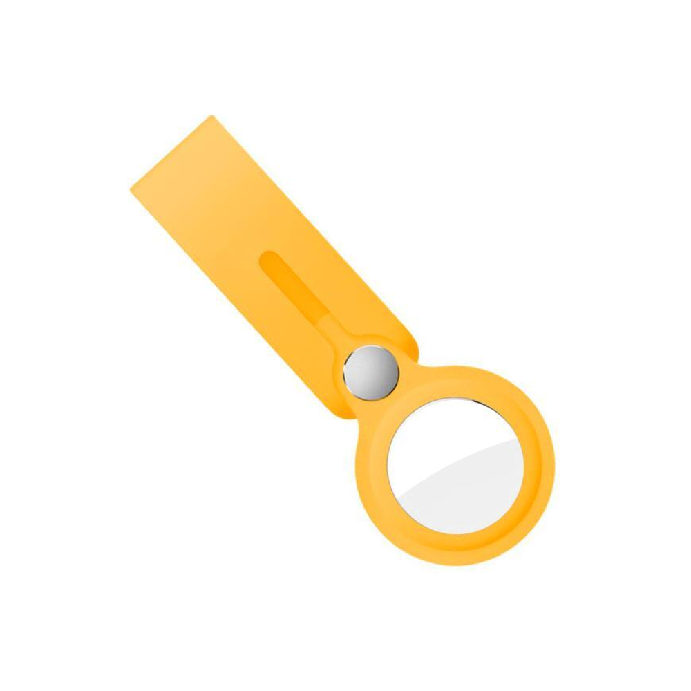 Полиуретановый брелок-подвеска Apple Loop для AirTag, Ярко-жёлтый