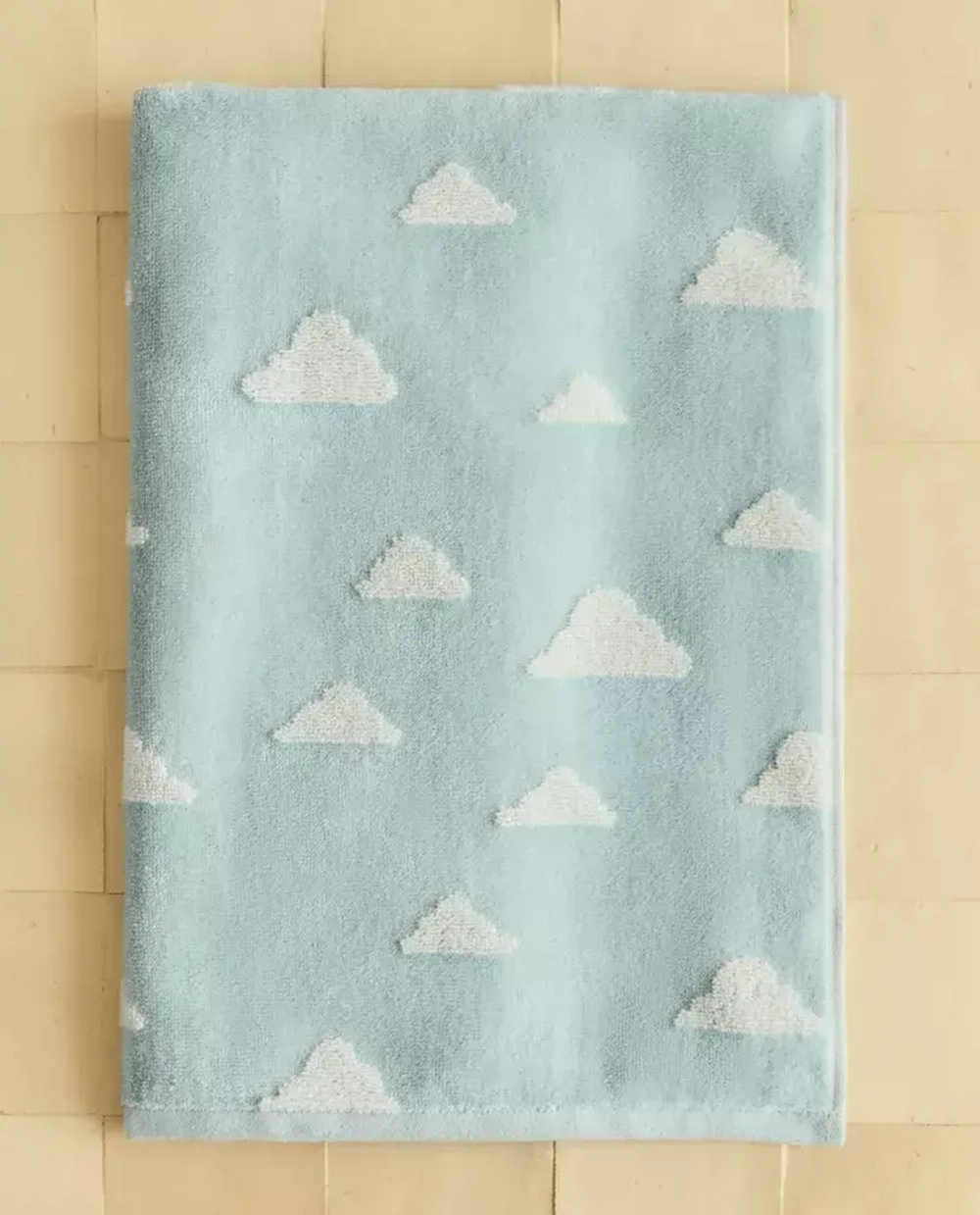 ZARA HOME ДЕТСКОЕ ПОЛОТЕНЦЕ С ПРИНТОМ, СИНИЙ