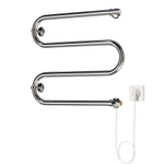 Полотенцесушитель MIXLINE SIMPLE M 50x40 (кнопочный выкл, 123 Вт) ХРОМ