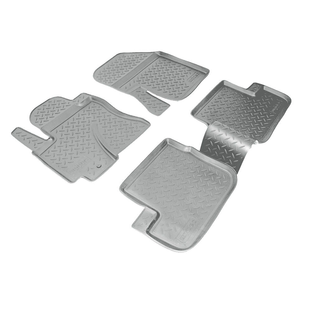 Ковры в салон Norplast/Unidec для Toyota RAV4 в кузове XA2 (2003-2005), Серый, арт.NPL-Po-88-43-G