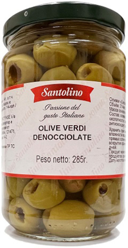 Оливки Santolino без косточки 0.314л
