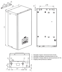 Электрический котел STOUT SEB PLUS 9 кВт SEB-2201-000009