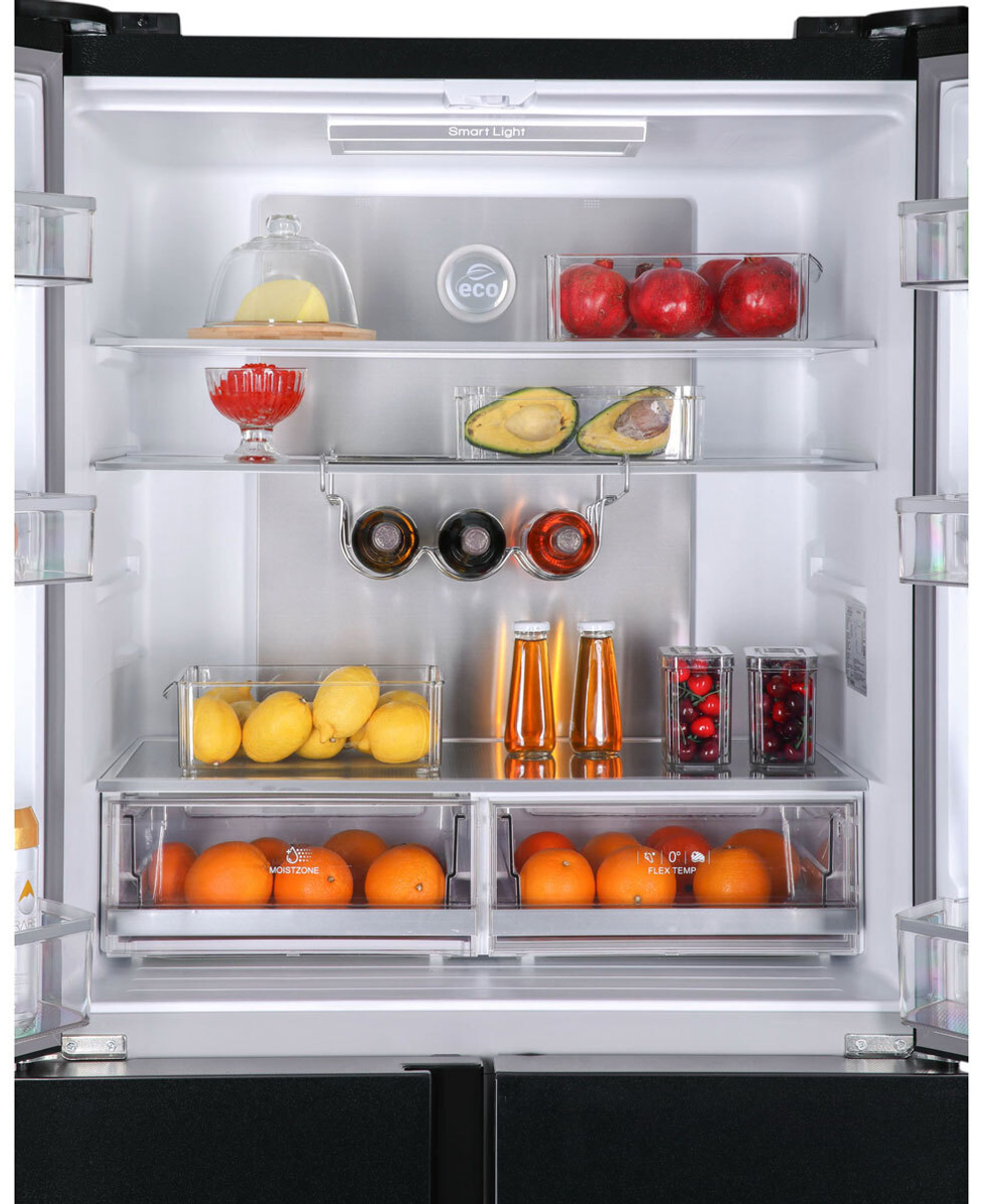 Холодильник Hiberg RFQ-555DX NFGB с ледогенератором