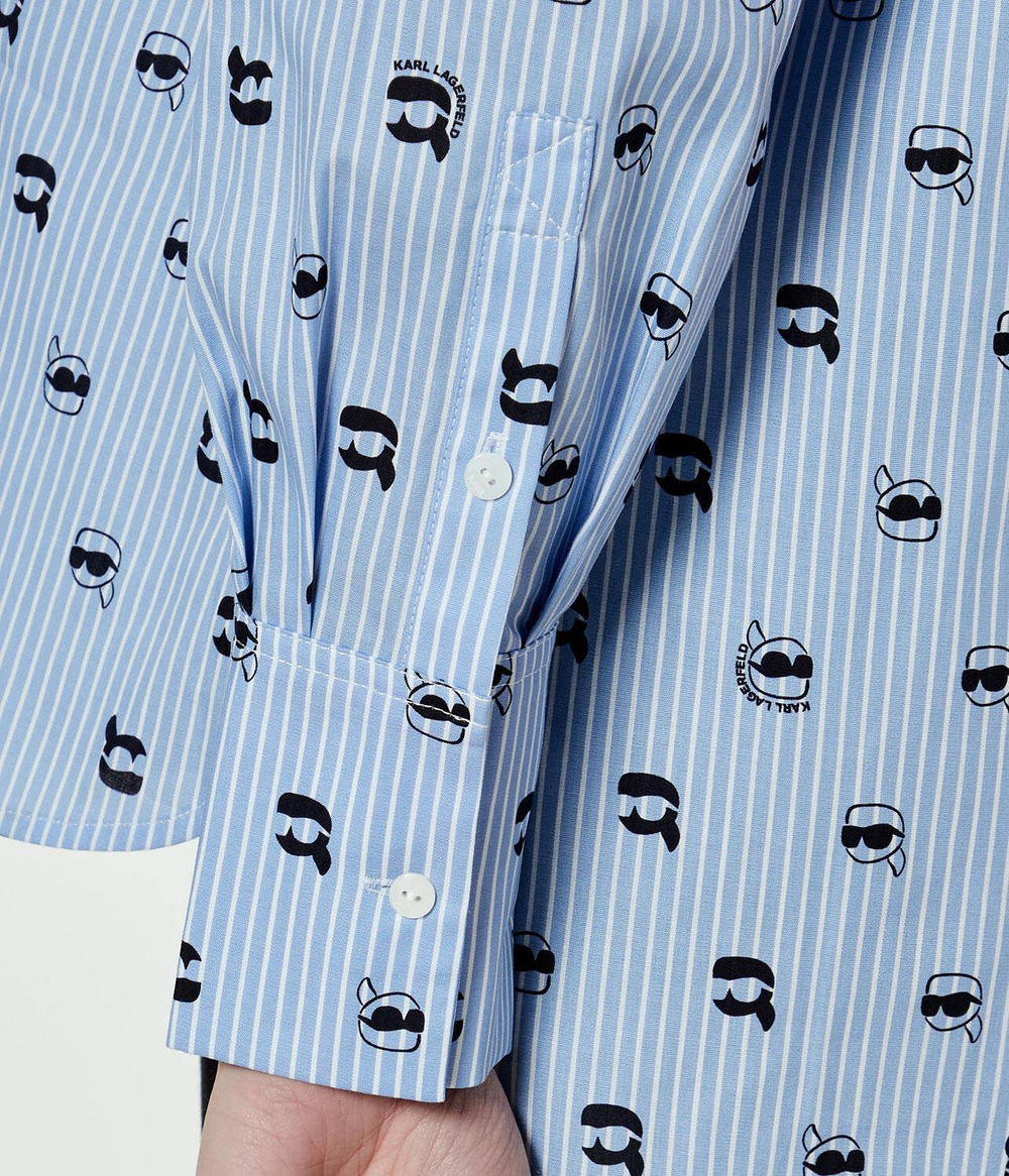 Рубашка IKON AOP Karl Lagerfeld - голубой(A1W11038)