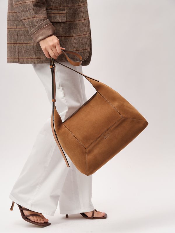 Замшевая сумка Mosaic DBR 31376 светло-коричневый