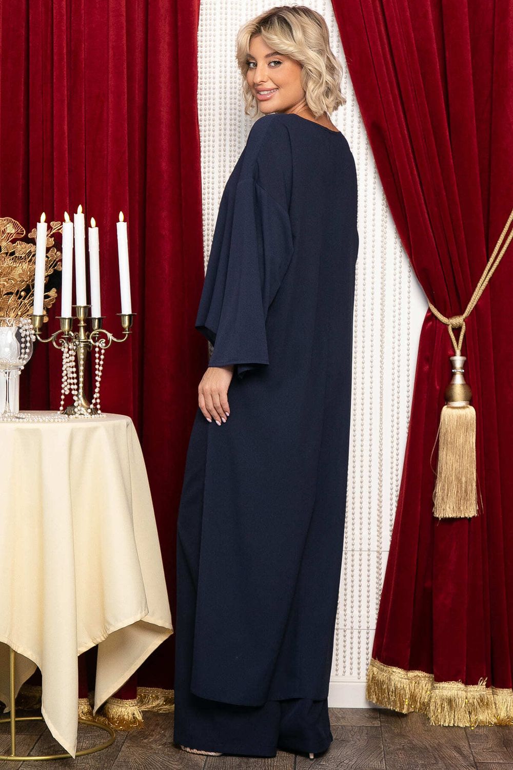 Блуза Лестия (синяя) Б14740-16М LT Collection