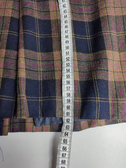 Юбка Gessler шерстяная в клетку 46 размер