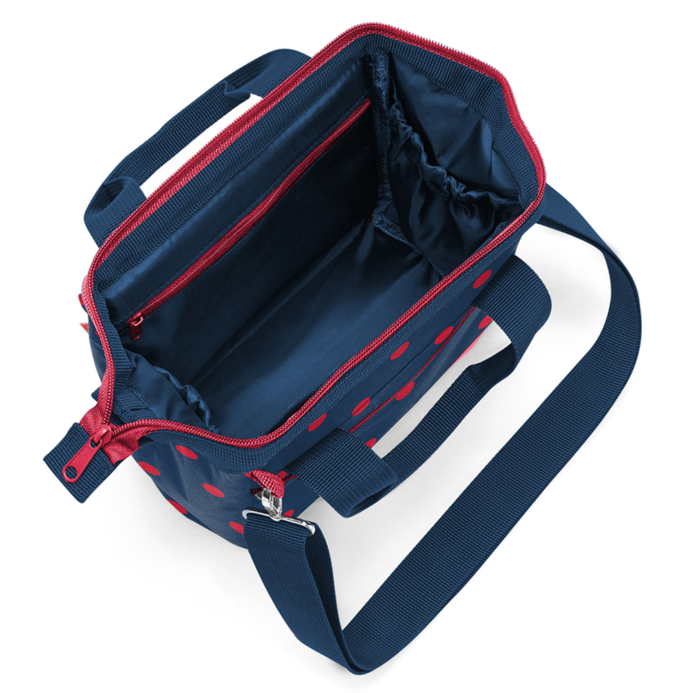 Сумка allrounder cross mixed dots red