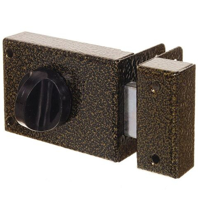 Замок накладной дверной, Омега, 3Н1, 00-00000619, бронза