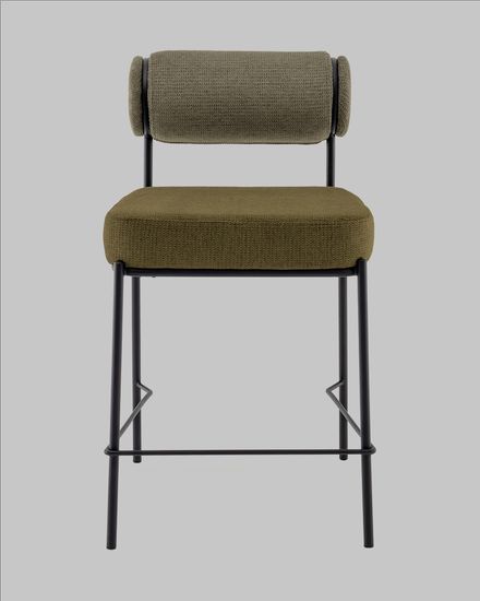 Стул полубарный Ponpoun зелёный