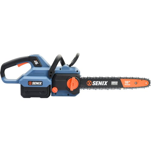 Пила цепная аккумуляторная SENIX CSX6-M1-EU, X6 60V, 1акб и зу
