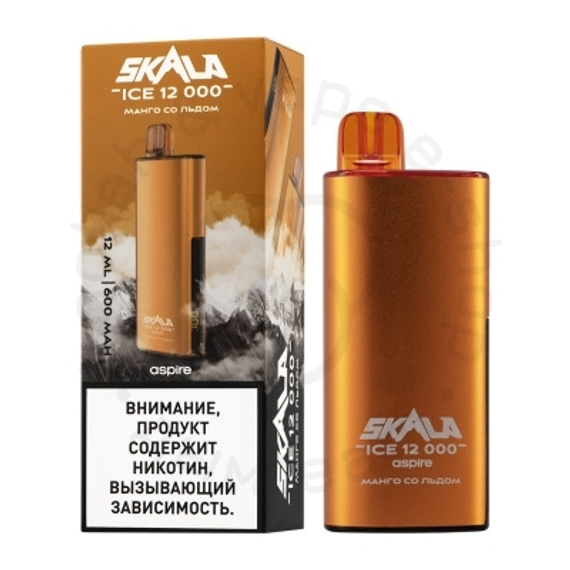 Одноразовая ЭС SKALA ICE 12000 с ароматом Манго со льдом , 20мг/см3, 12 мл (М)