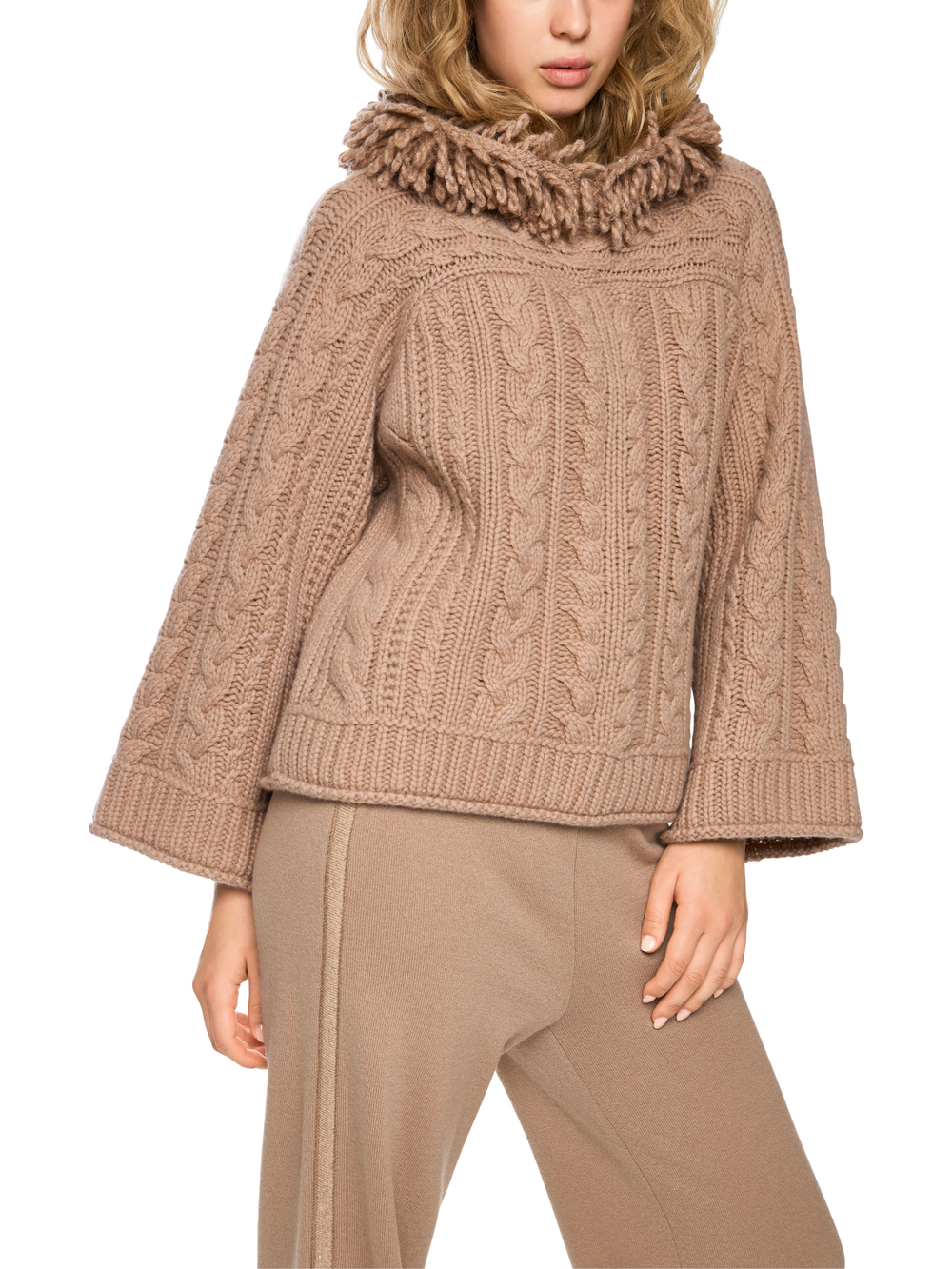 Свитер из шерсти и кашемира (Knitted in Germany)
