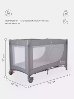 Манеж детский RANT "ROMANO" арт.RP100 grey