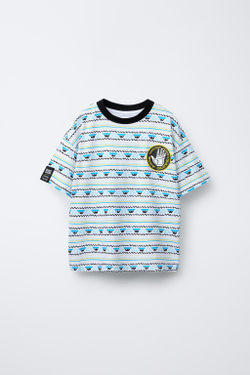 ZARA X BODY GLOVE ® ФУТБОЛКА В ПОЛОСКУ, БЕЛЫЙ