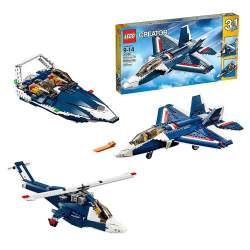 LEGO Creator: Синий реактивный самолет 31039 — Blue Power Jet — Лего Креатор