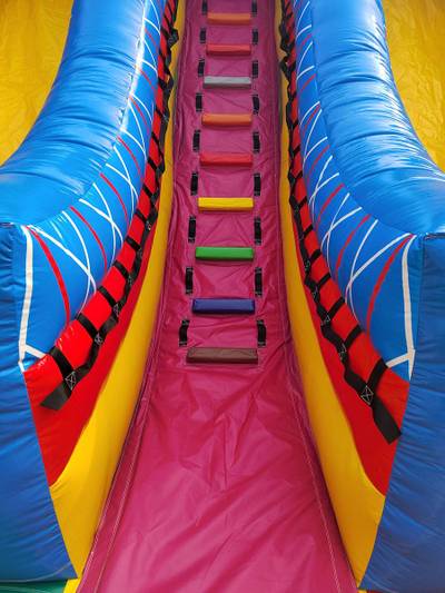 Коммерческий надувной батут «Парк развлечений», 14x6x7 м.