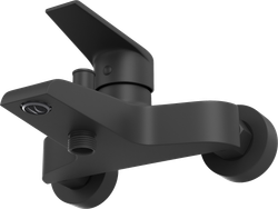 Смеситель для ванны с душем STWORKI Эстфолл S44100BK + Душевой гарнитур Гётеборг S03190BK, матовый черный