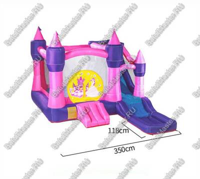 Батут для дачи "Маленькая фея" размер 5*3,5*2,7 м