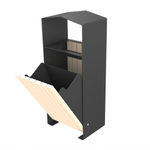 Парковая урна PO-250, 250*350*830 мм.