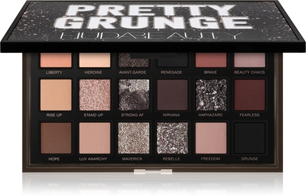 Huda Beauty Pretty Grunge Eyeshadow Palette - палитра теней для век, 16,8 g