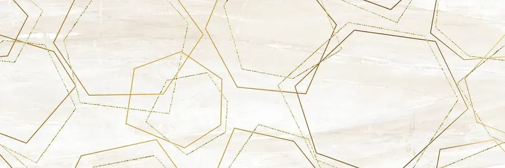 Декоративная плитка ALMA Ceramica DWU93DNV04R Denver 90x30 бежевая глянцевая с орнаментом