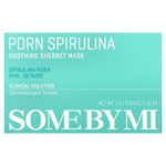 SOME BY MI, BDRN, спирулина, успокаивающая маска для лица с щербетом, 10 шт. по 1 г (0,03 унции)