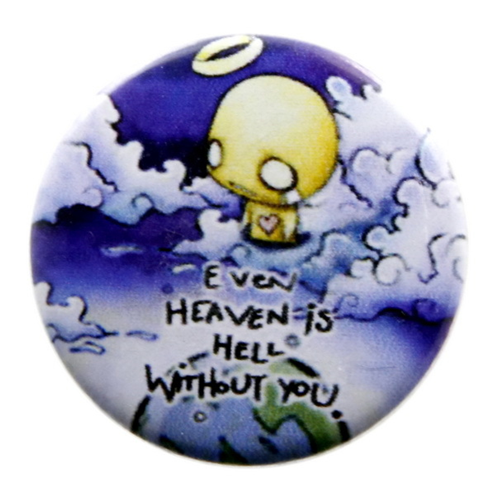 Значок Комикс Pon and Zi ( even heaven is hell without you )