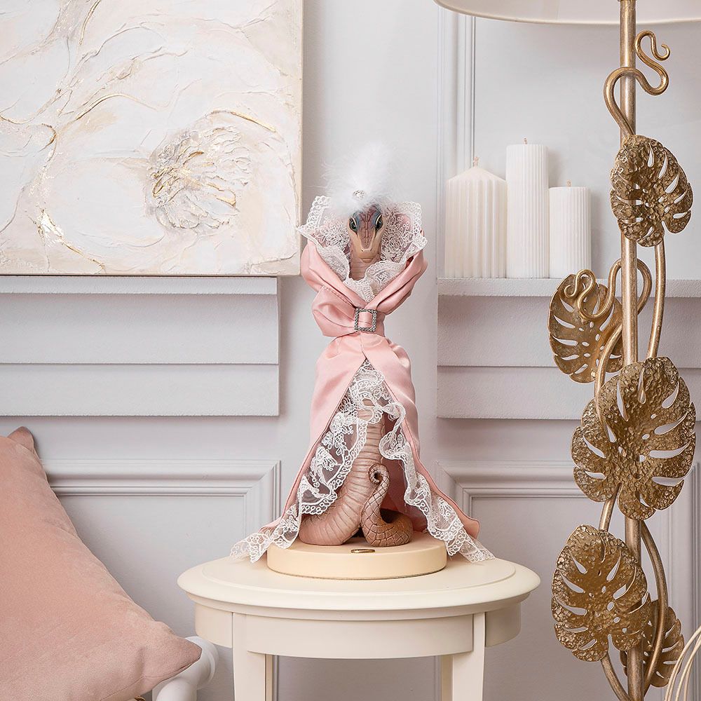 Кукла интерьерная коллекционная Змея Шарлотта