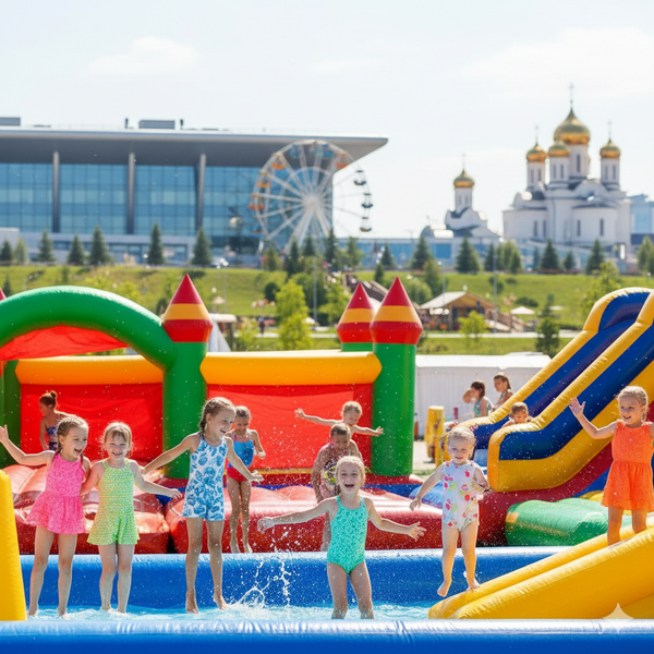 Надувной батут купить в Домодедово недорого | БатутМастер Надувной батут купить в Домодедово недорого | БатутМастер