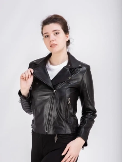 Косуха женская натуральная кожаная