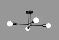 PD-LED-LINE1-R001-E27*4 BLACK (1) Люстра NW