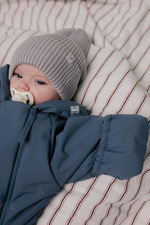 6000-13 Шапочка-колпачок вязаная (серый)