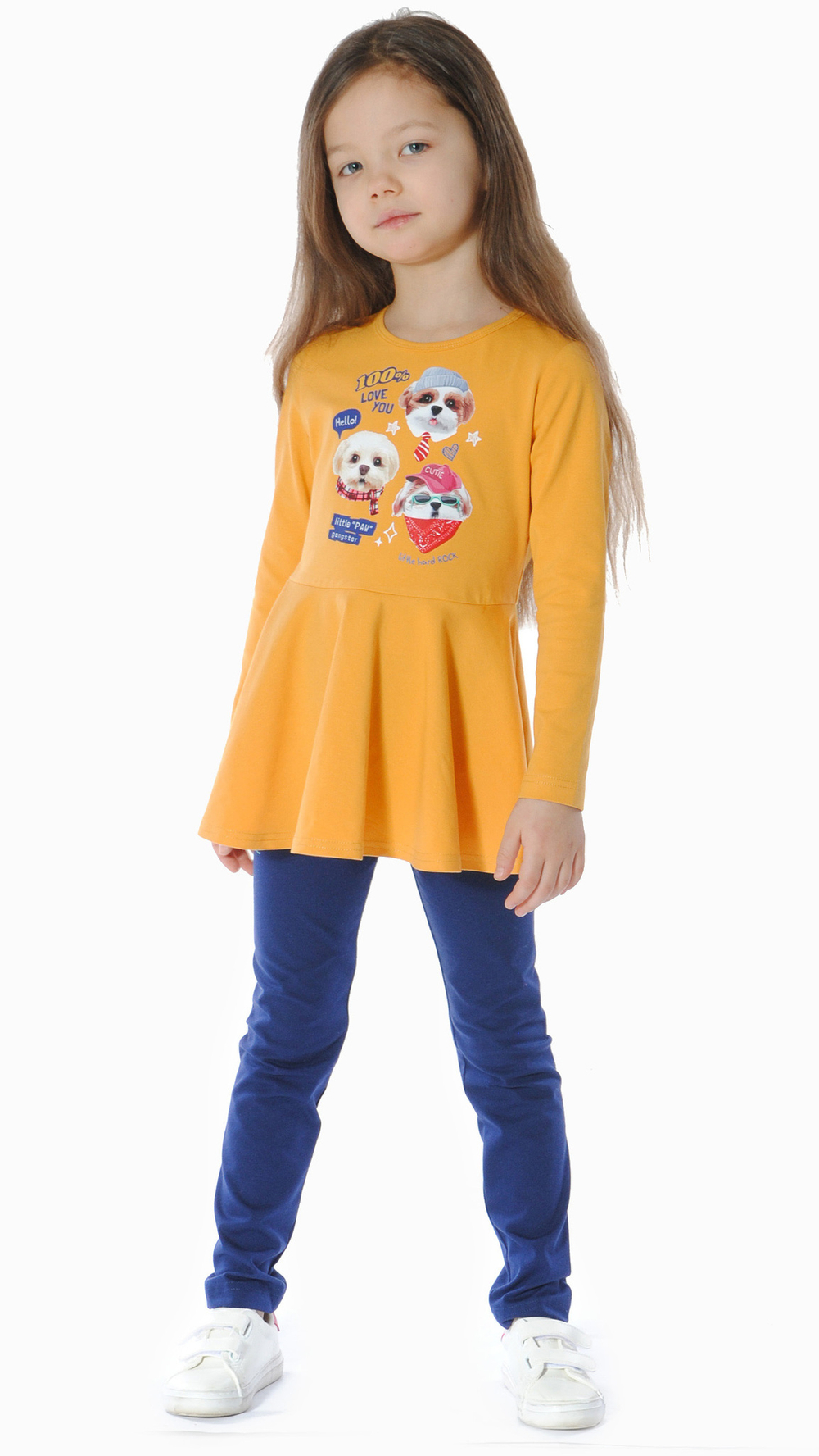 Туника трикотажная для девочки 2-8 лет Fleur de Vie
