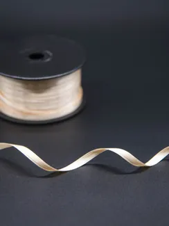 Лента атласная, 6 мм, телесный 126