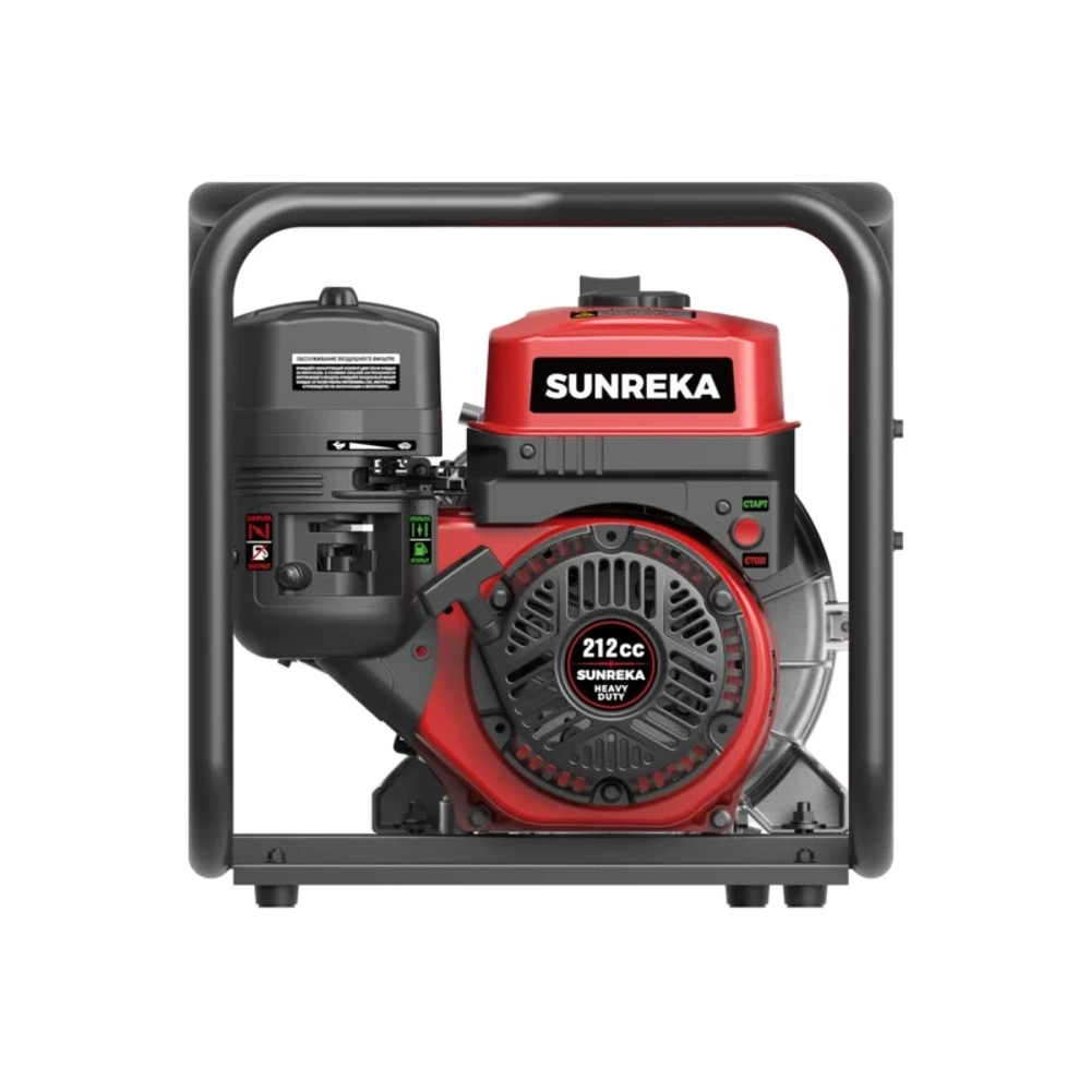 SUNREKA GWP80T мотопомпа бензиновая 7 л.с, 1100 л/мин, диаметр 80 мм, 215005