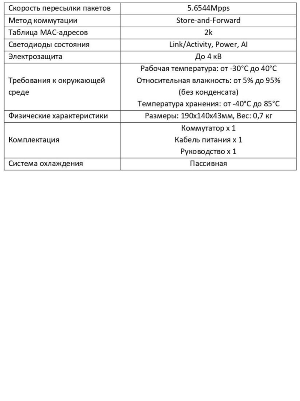 Коммутатор Optimus U1I-8F/2G/1S