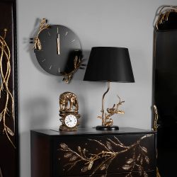 Часы настенные Oliva Branch (Олива Бранч) Найт Амбер