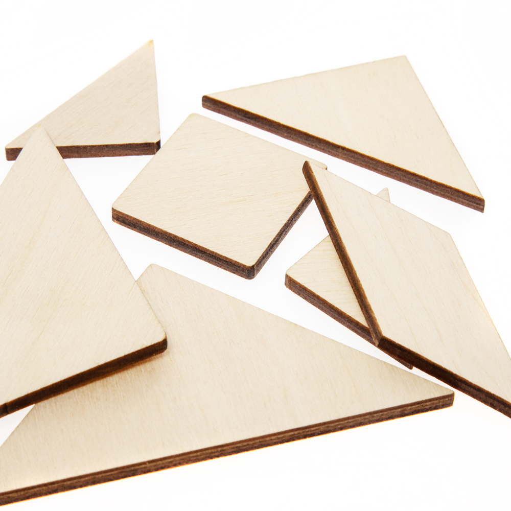 Игра головоломка деревянная Танграм большой