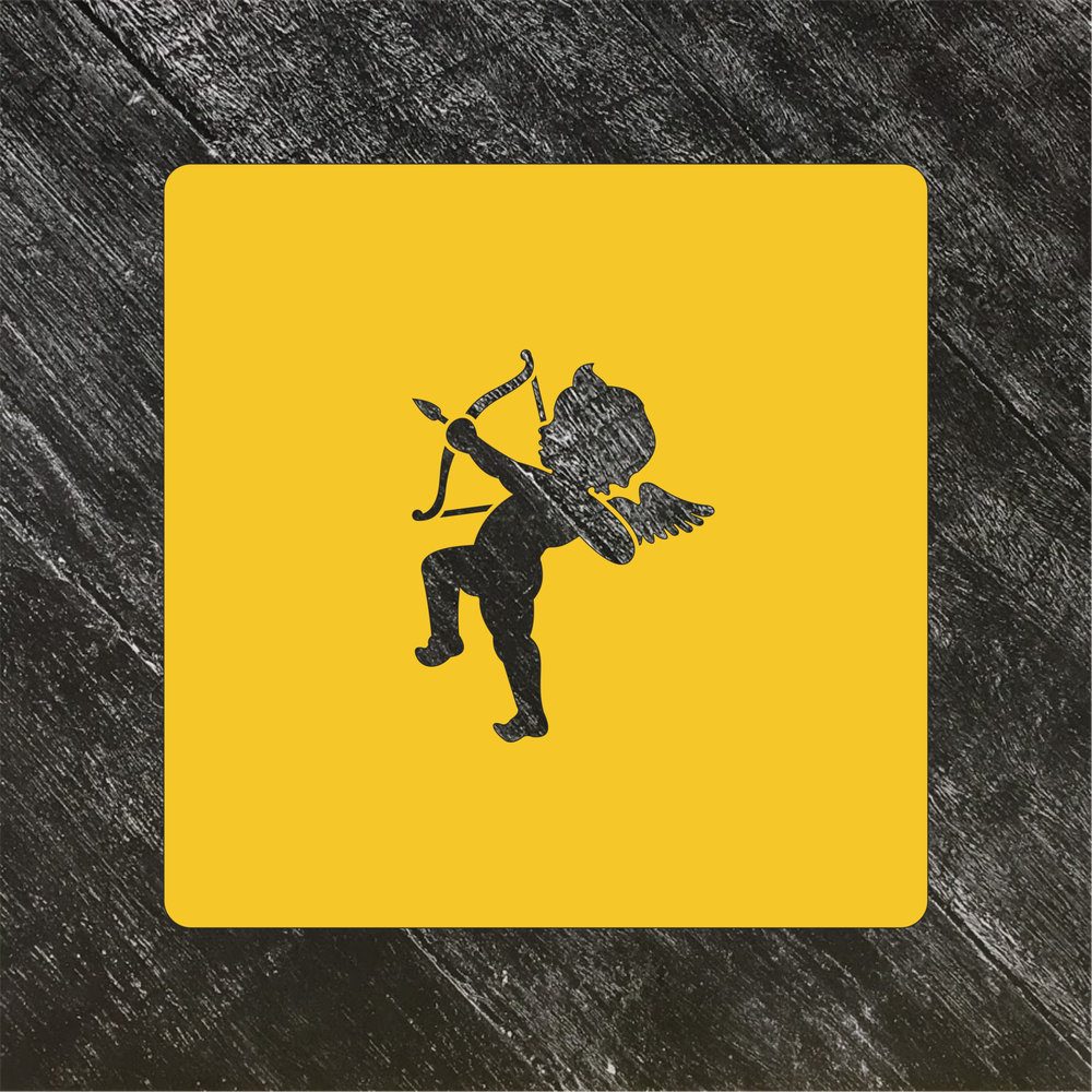 Трафарет любовь №77 Купидон