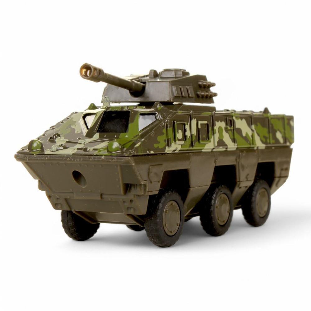 Модель ин. мет. "БТР "Тайфун" Зел.камуф" 15см. открыв. двери в коробка SB-17-39-B(GN)-WB (Технопарк)