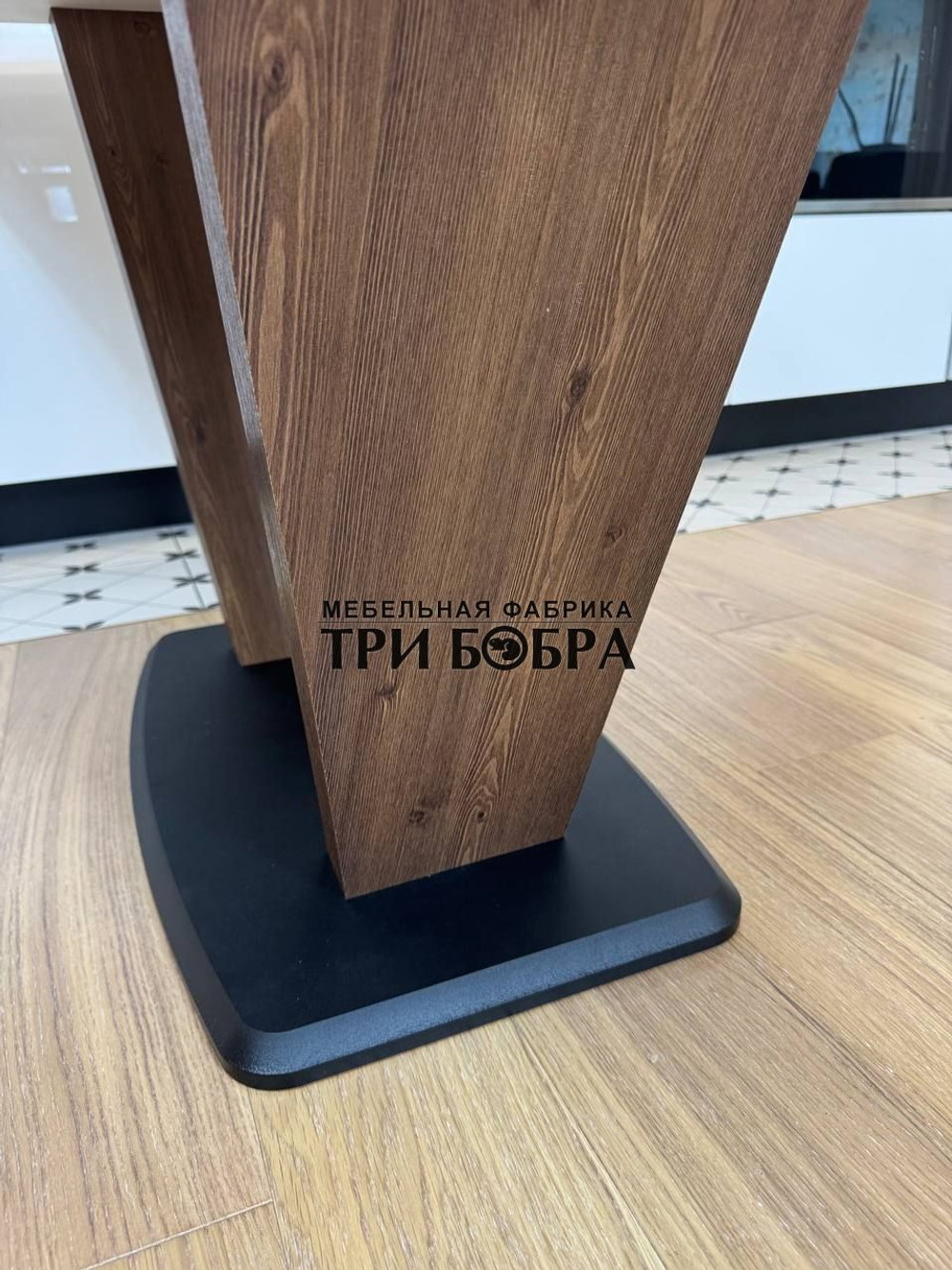 Кухонный раздвижной стол "Прадо", черный мрамор