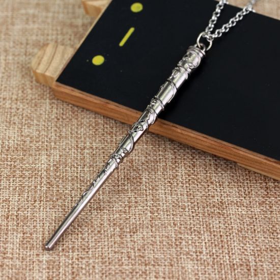 Кулон Гарри Поттер Волшебная палочка Гермионы Грейнджер, р-р цепь 38-41см, подвеска 12см