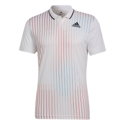 Мужское теннисное поло adidas Melbourne Polo Men - White, Multicoloured