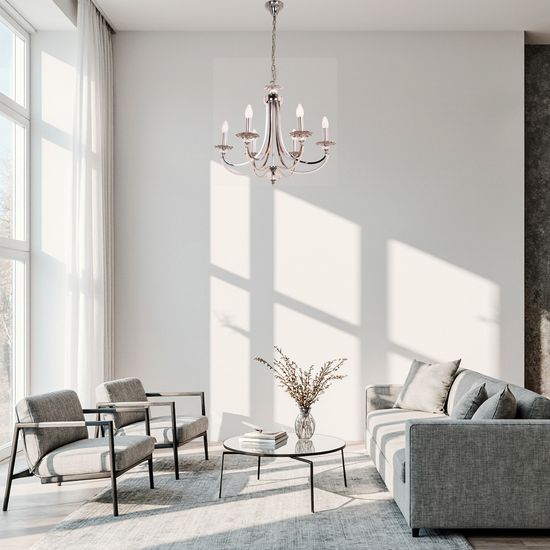 Подвесная люстра Abrasax 3007/6(chrome)