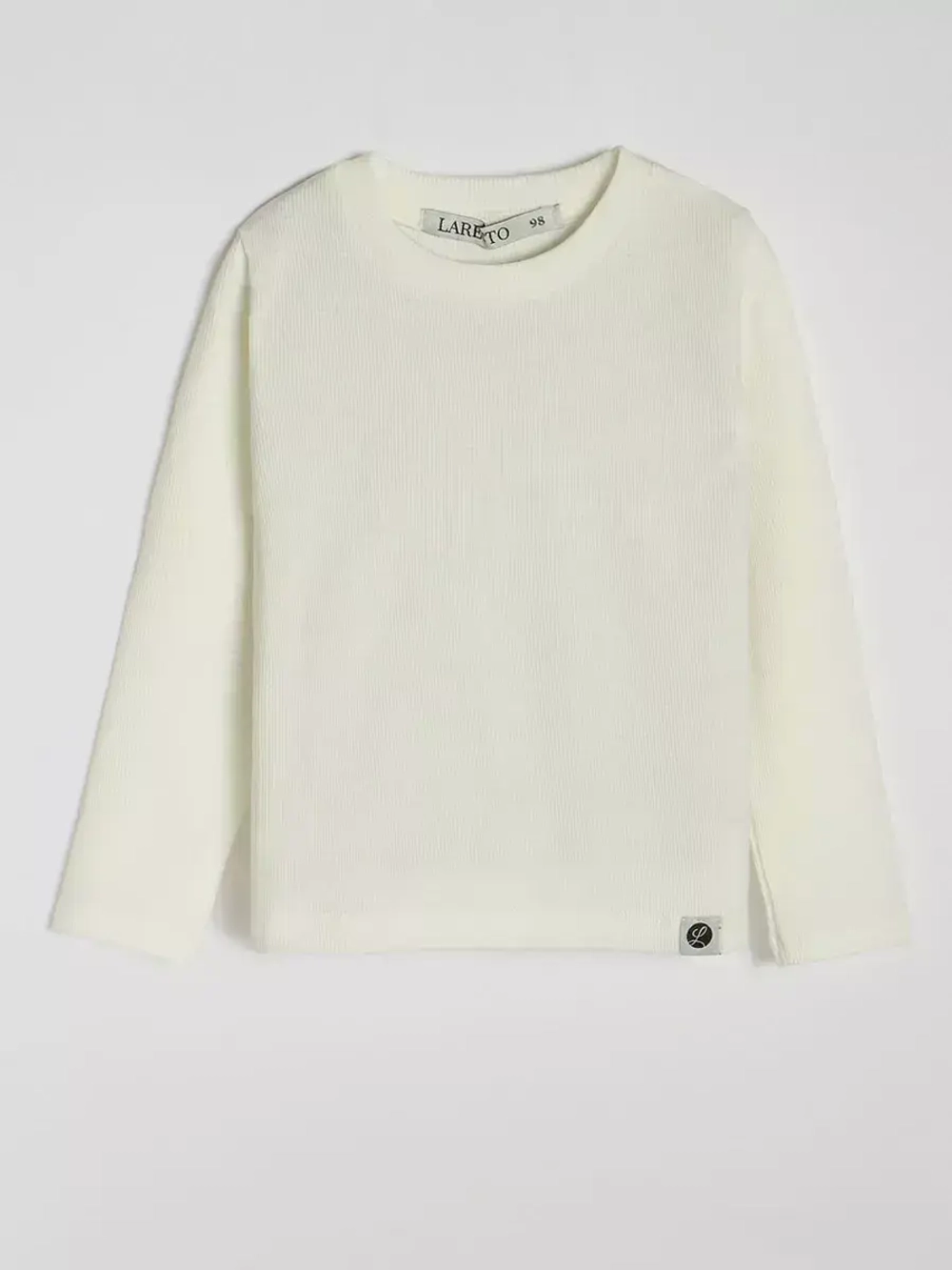 Лонгслив детский кофта в рубчик хлопок