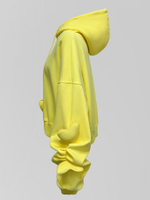 Толстовка LJHY 8315 однотонная со сборкой и сердечками на рукавах